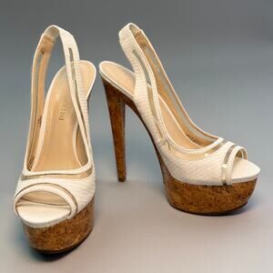 Enzo Angiolini Women Amure Slingback Platform Heels